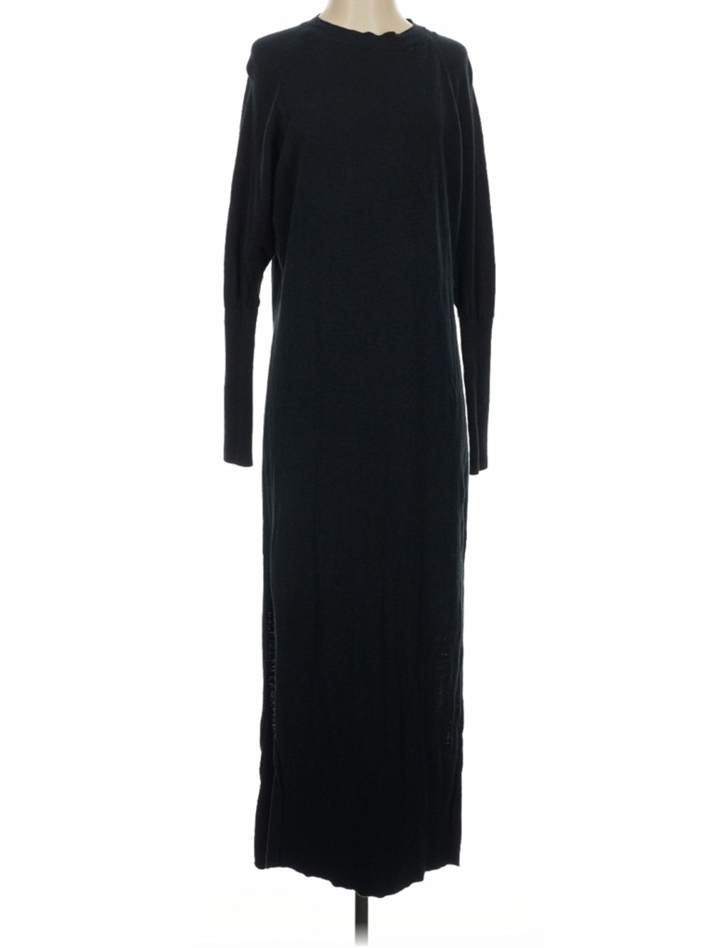 Free People womans freeest Black Long Sleeve Maxi Dress size XS oversized
